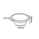 Zilver Cube Soap Dish (0816) 