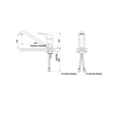 Zilver Duck Type Kitchen Sink Mixer ::ID:: EC005B