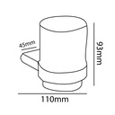 Zilver Cube Glass Holder (0815) 