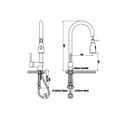 Zilver Sink Mixer Stainless Steel ::ID:: PL421S