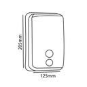 Zilver Soap Dispenser SS Square 0.5 L ::ID:: 302C