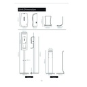 Zilver Sensor Santizer/Disp  W/Stand B/P ::ID:: ZSD900