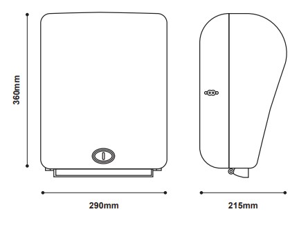 Zilver Paper Dispenser semi Automatic ::ID::ZPD04