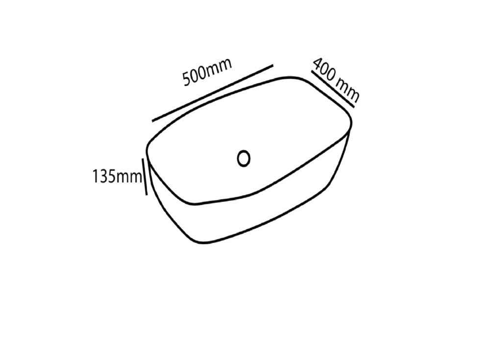 Zilver Art Wash Basin 500X400X135mm ::ID:: ZARTB115