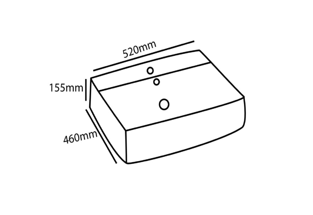 ZILVER NEW COUNTER WASH BASIN BLACK (ZARTB114MB)