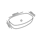 ZILVER NEW COUNTER WASH BASIN (ZARTB111MB)