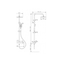 Zilver Luxury Bath Shower Mixer Set (American Series) ::ID:: AM500CR