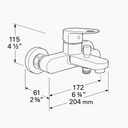 Gorhe Eurostyle Bath Mixer Only Body ::ID:: 33553002