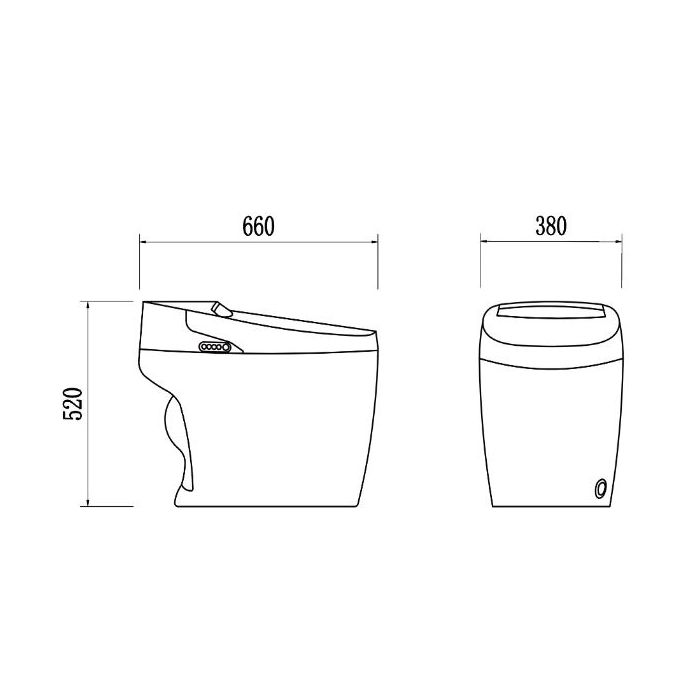 ZILVER INTELLIGENT TOILET  (ZTOT134)