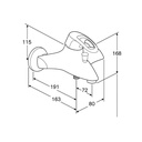 GR CHIARA SINGLE-LEVER BATH MIXER (32306RR)