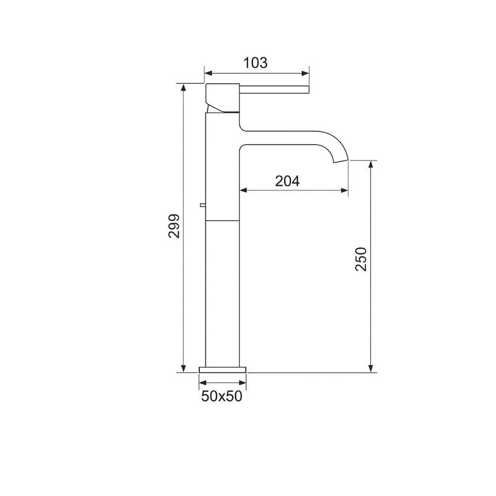 Gorhe Allure Basin Mixer For Free Standing ::ID:: 32248