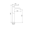 Gorhe Allure Basin Mixer For Free Standing ::ID:: 32248