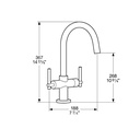 GR ATRIO BASIN MIXER  (21023)