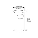 Inda Dustbin (AV4300AL) 