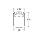 Inda Dustbin Open-10 (AV4010)