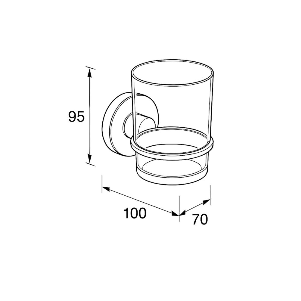 INda Glass Holder  (A24100CR03)