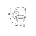 INda Glass Holder  (A24100CR03)