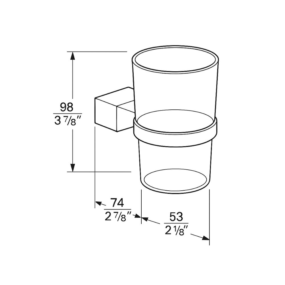 Inda Glass Holder  ::ID:: A33100CR