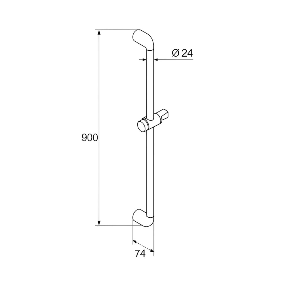 Inda Handicap Bar Vertical (A0492ACR)