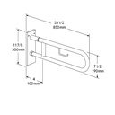 Inda Handicap Bar Vertical R/ARM(A0493BC ::ID:: A0493BCR