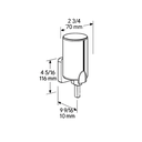Inda Soap Dispenser 1 Ltr (A05671)