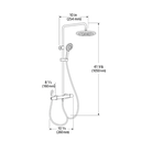 Zilver Open Shower Set ::ID:: ZLSS002