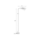 Zilver Kare Bath Mixer With Open Shower (ZKAR500)