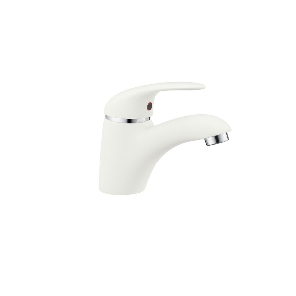 ZILVER VALUE BASIN MIXER WHITE (MT80131W)