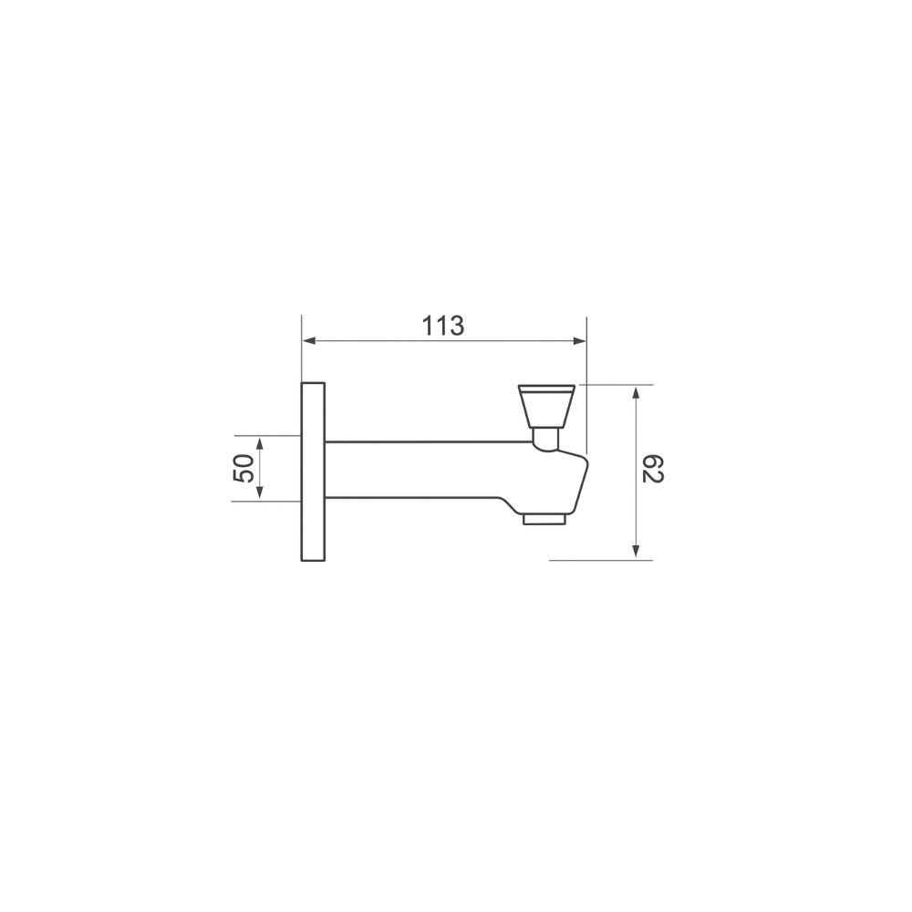 GROHE BATH SPOUT DIVERTOR (13604)