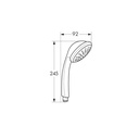 GROHE RELEXA HAND SHOWER FIVE SPRAY ::ID:: 28796