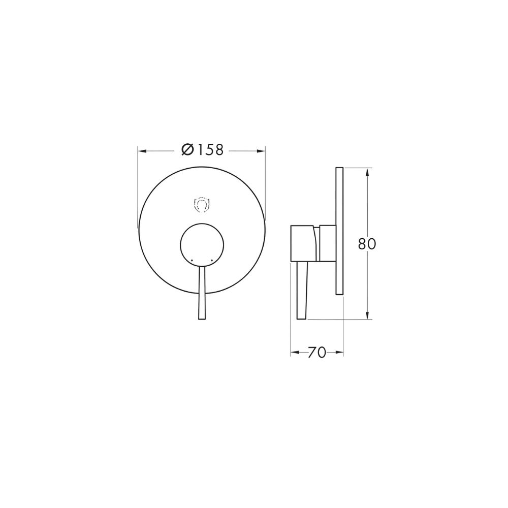 GROHE SHOWER PLATE ESSENCE ::ID:: 19285