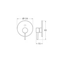GROHE SHOWER PLATE ESSENCE ::ID:: 19285