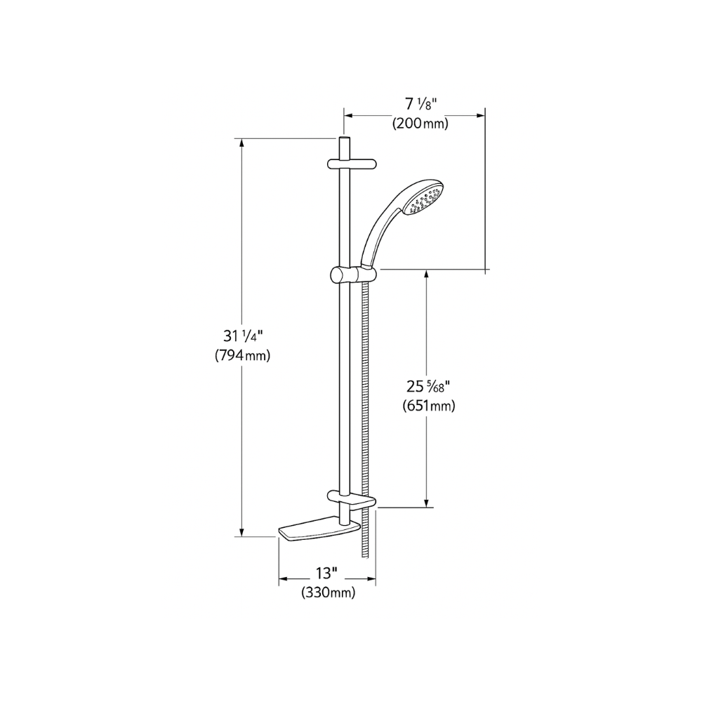 GROHE SHOWER SET TOP 5 SPRAY ::ID:: 28571