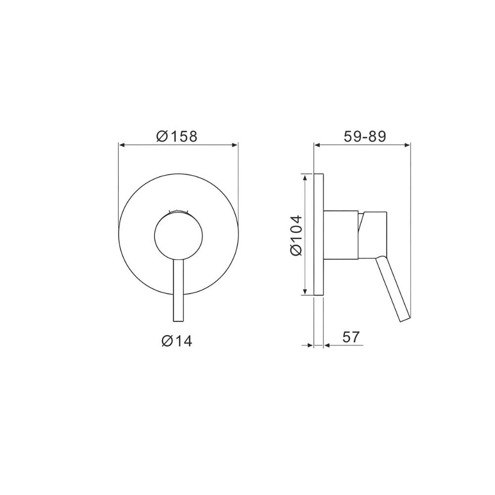 Grohe Concetto shower plate (19345001)