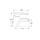 Grohe Eurodisc Bidet Mixer (33244001)