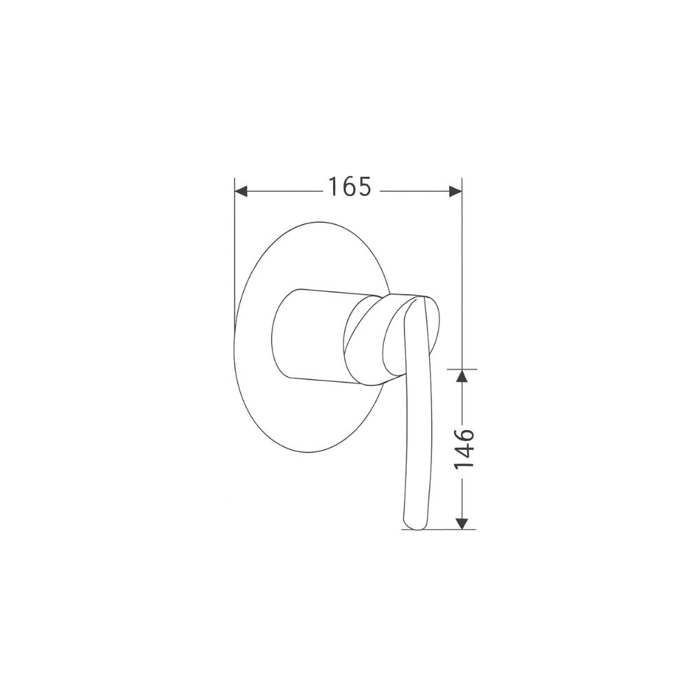 Grohe Tenso Shower Plate With Divertor ::ID:: 19050