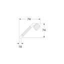 HANSGROHE HAND SHOWER NOVA ::ID:: 30243