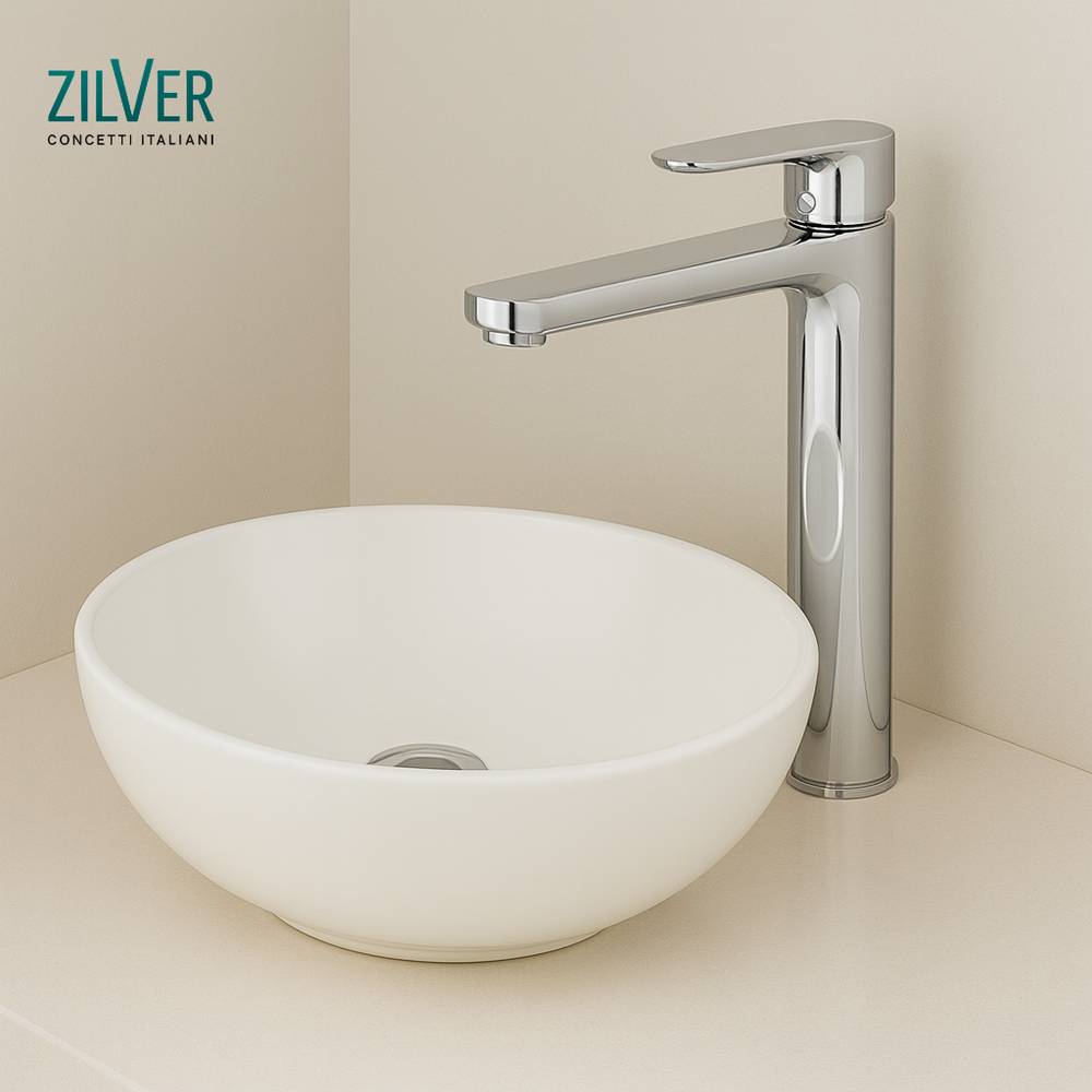 Zilver Violin Basin Mixer Long (ZVIL100)