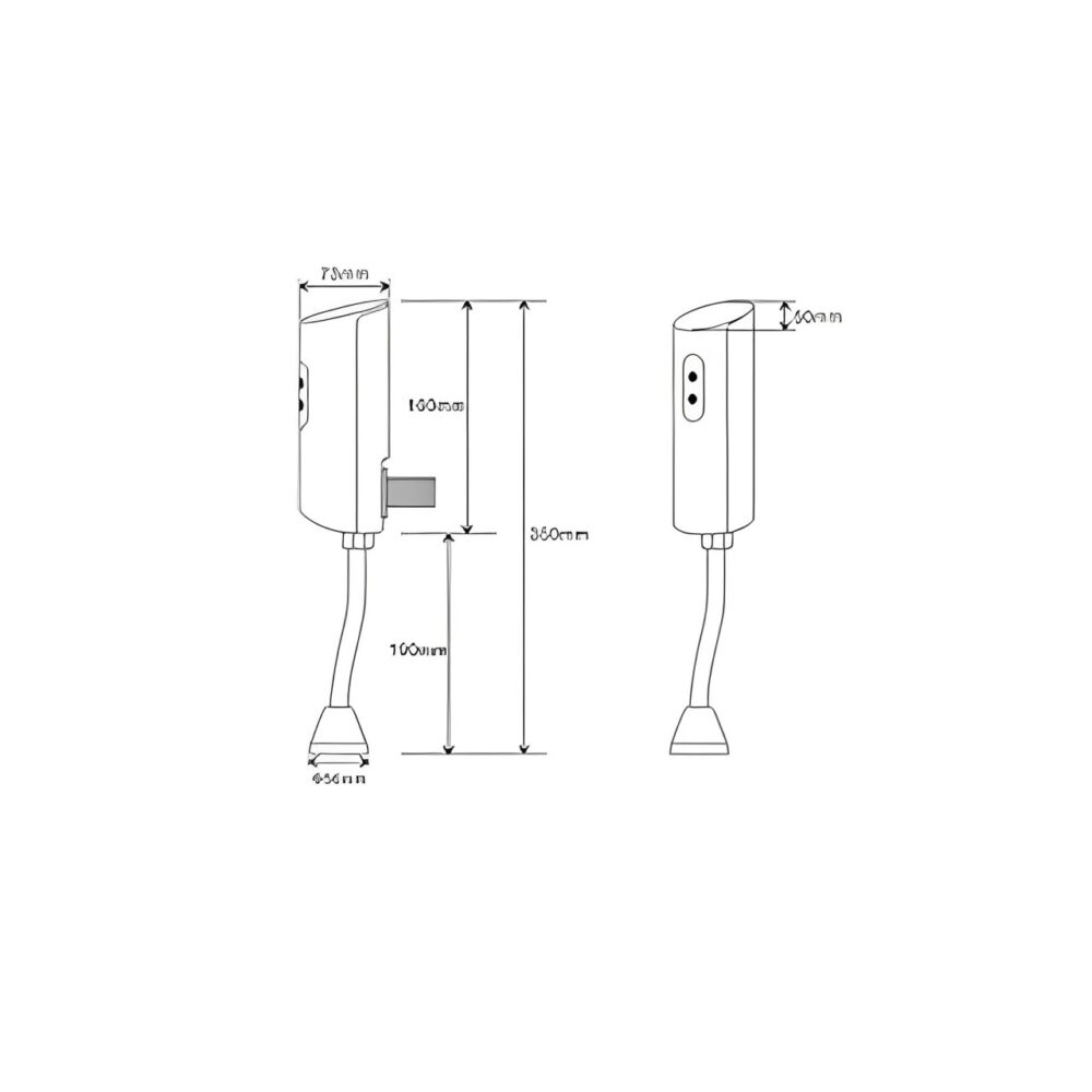 ZILVER FLUSH VALVE FOR URINAL SENSOR ::ID::ZFVU101