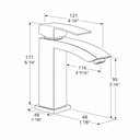 Zilver Wave Basin Mixer ::ID:: BSB1284