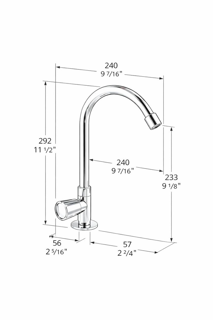 Zilver Pillar Tap ::ID:: GX9225
