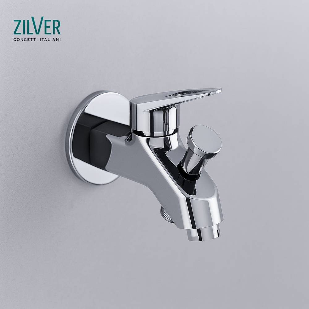 Zilver Double Bib Tap Turkey ::ID:: ZSHF01T