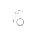 Zilver Toilet Shower Set Regular ::ID:: TS102