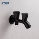 Smart Double Bib Tap Matt Black (SGX1300BK)