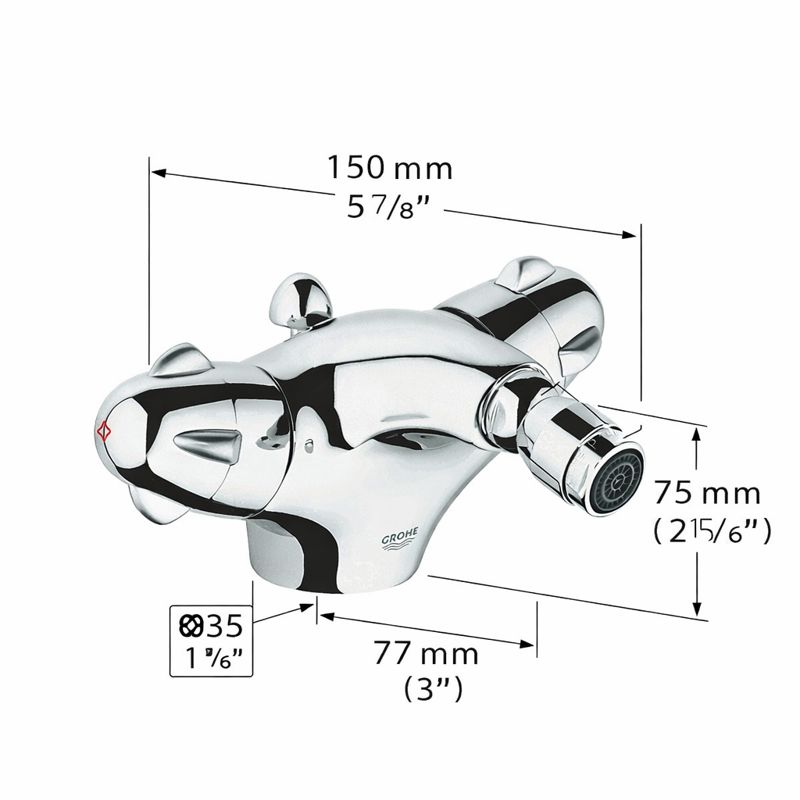 GROHE TALIA BEDIT MIXER ::ID:: 24416