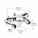 GROHE TALIA BEDIT MIXER ::ID:: 24416