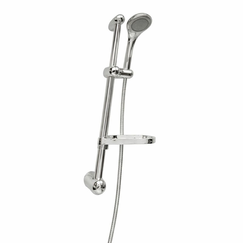 Zilver Slide Bar Shower Set with Adjustable Hand Shower (J0105)