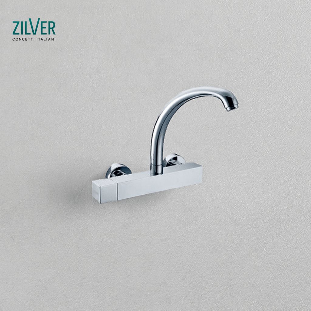 Zilver Kitchen Sink Mixer Wall Knob Type  (EFB901)