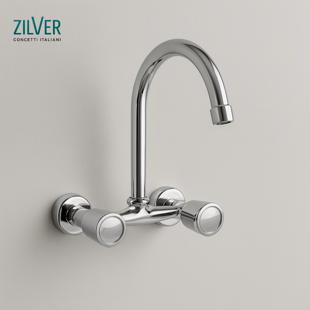 Zilver Sink Mixer Double Knob (GX9115)