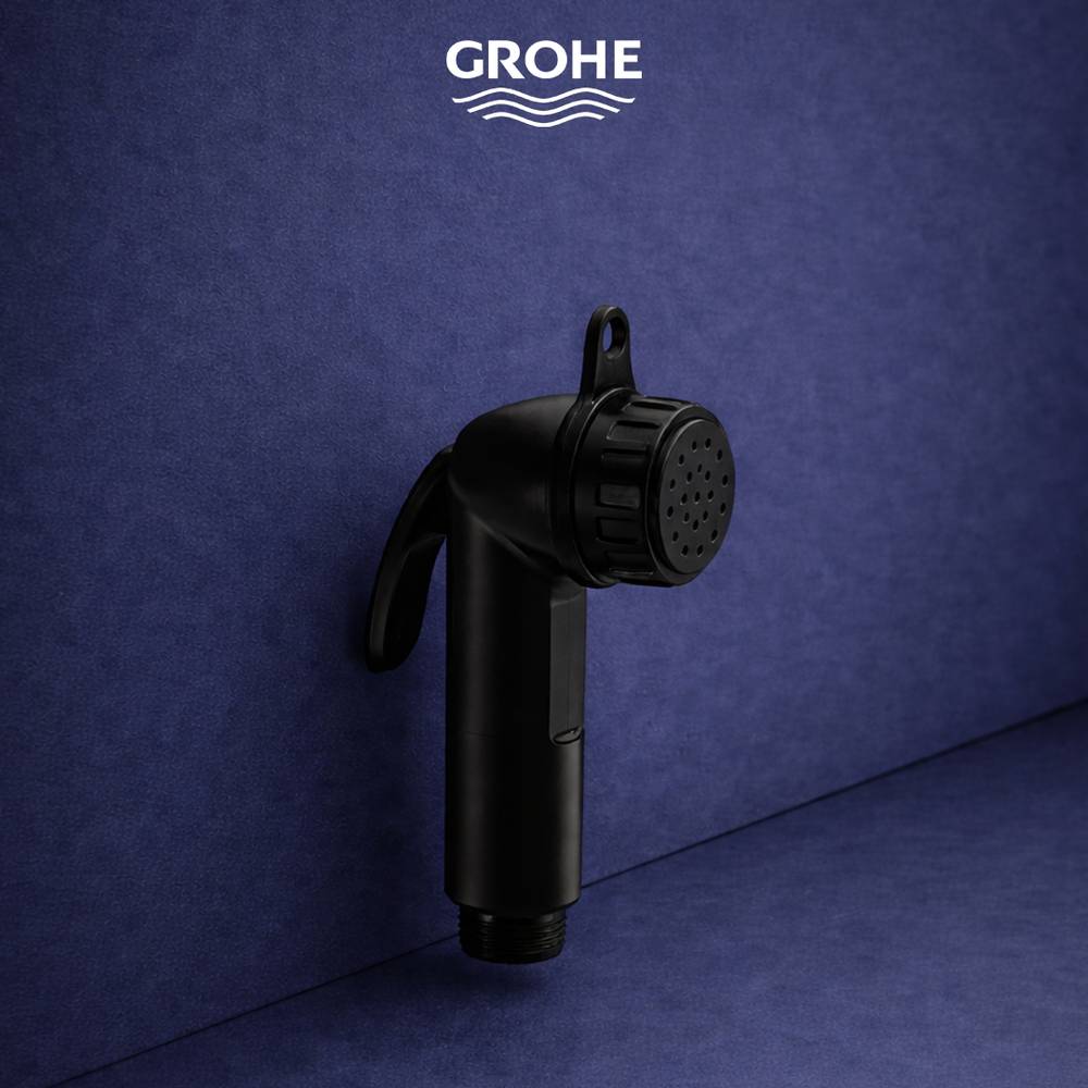 GROHE TOILET SHOWER HANDLE BLACK ::ID:: 28017